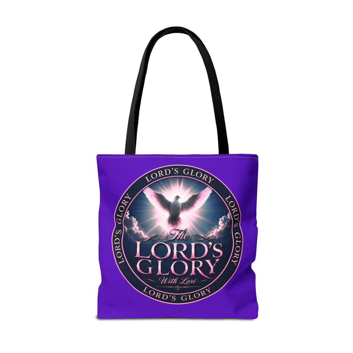 Inspirational 'The Lord's Glory with Lori' Tote Bag — Christian Faith AOP Shopper