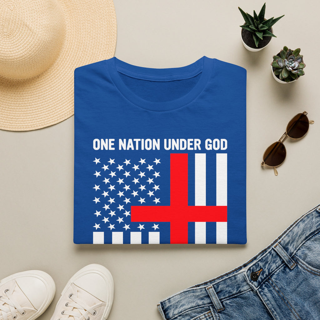 One Nation Under GOD - Mens Womans Softstyle T-Shirt