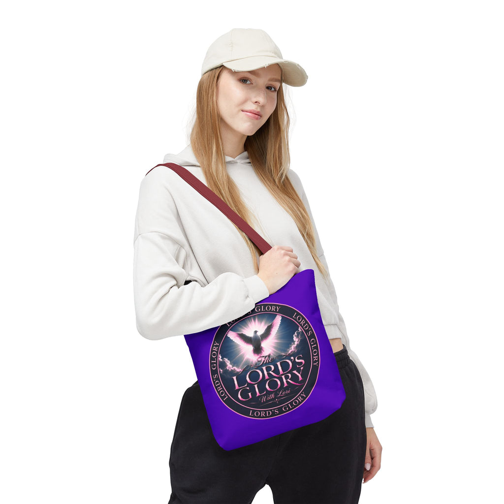 Inspirational 'The Lord's Glory with Lori' Tote Bag — Christian Faith AOP Shopper