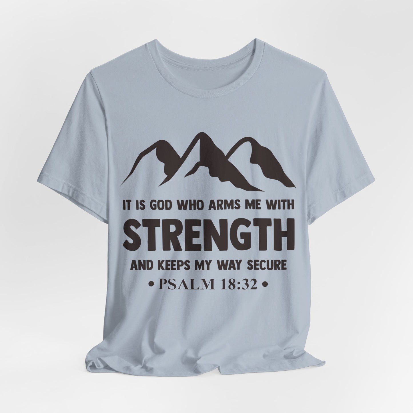 Strength in GOD - Unisex Jersey Short Sleeve Tee