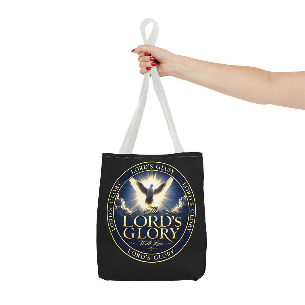 Tote Bag — "The Lord's Glory with Lori" Christian Dove Tote (Faith-Inspired Church Bag)