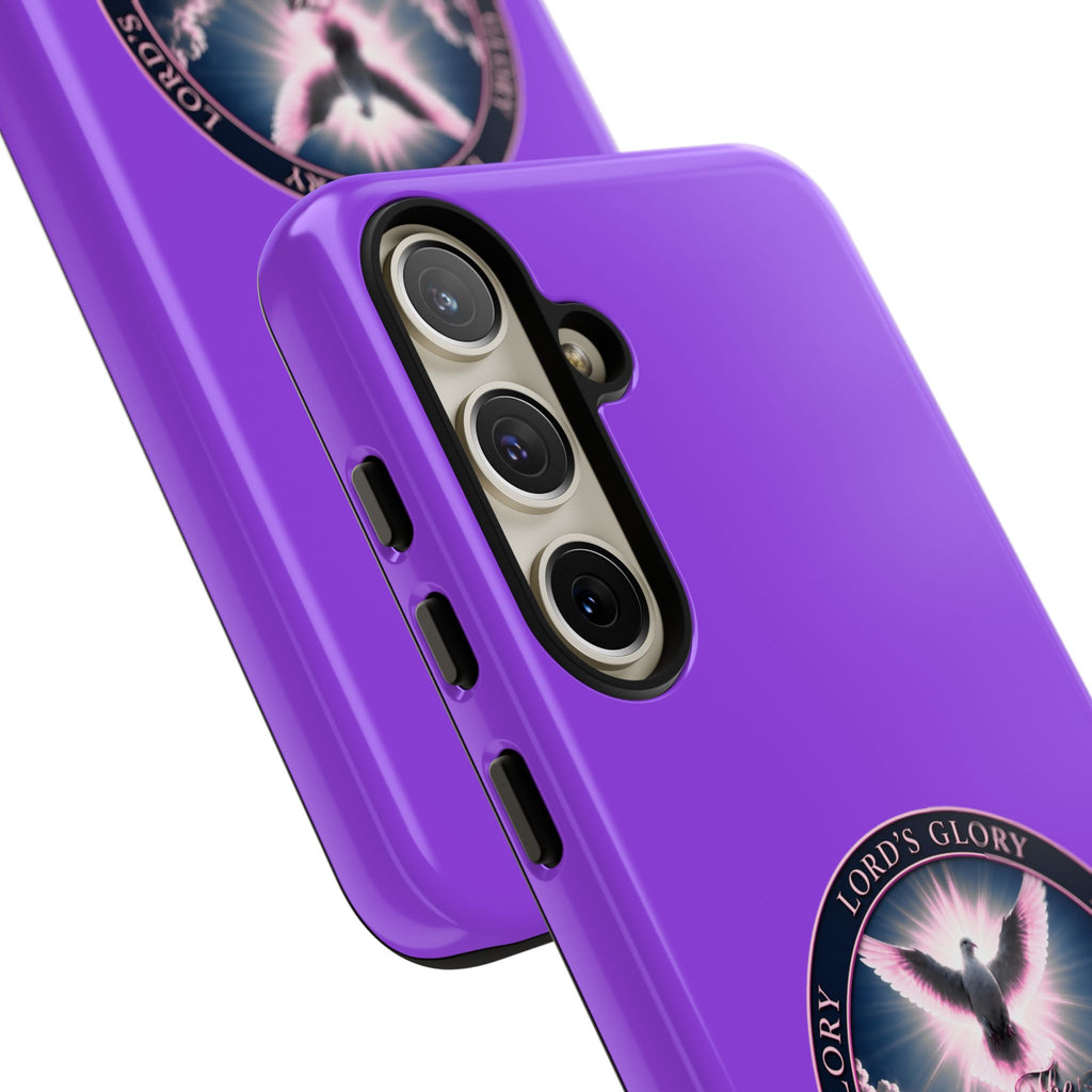 Christian Phone Case – "Lord's Glory with Lori" Dove Design Tough Case (Protective Phone Cover)