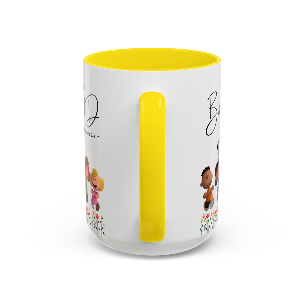 But God Scripture Coffee Mug — Genesis 50:20 Inspirational Heart Accent Mug (11/15oz)