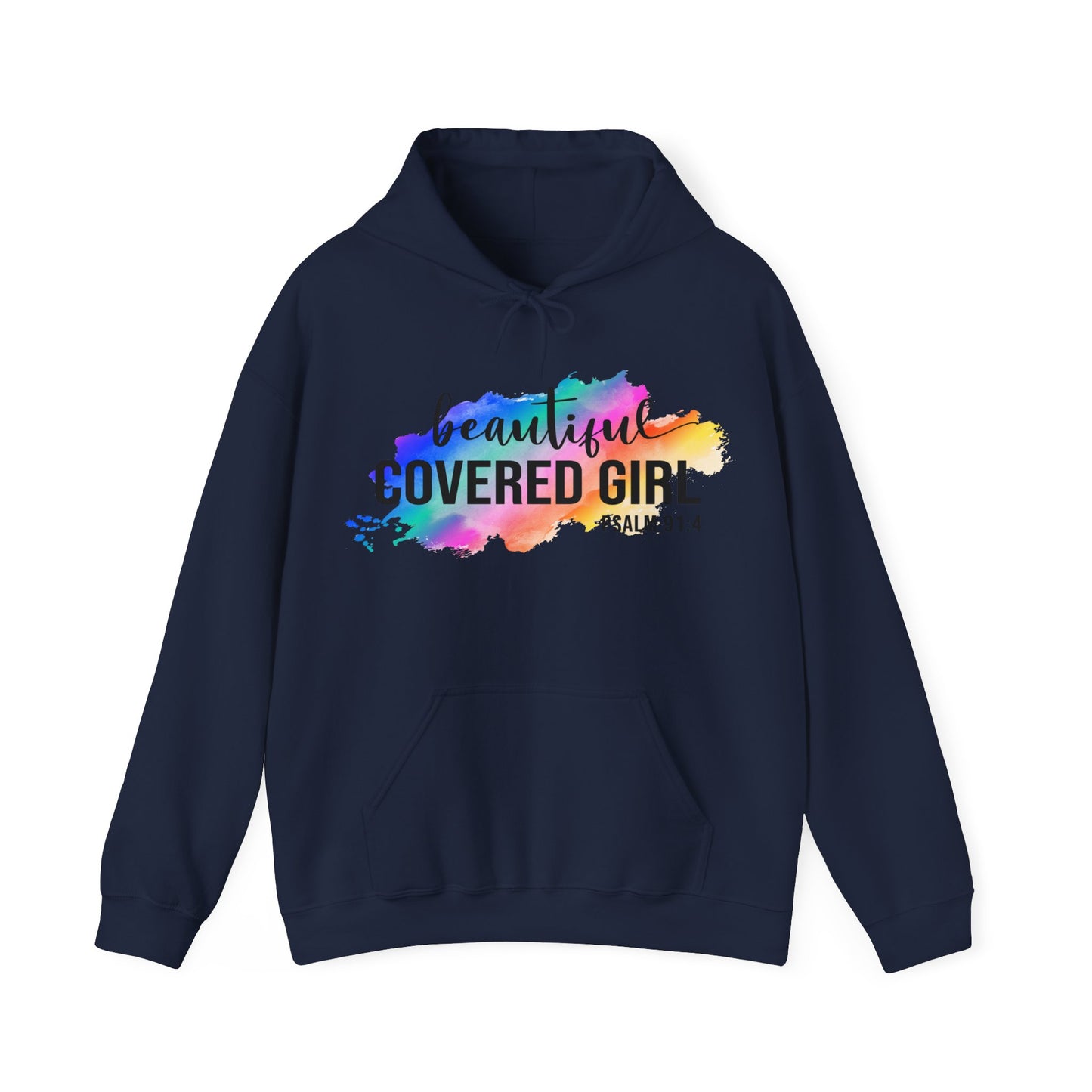 Beautiful Covered Girl - Unisex Heavy Blend Hooded Sweatshirt