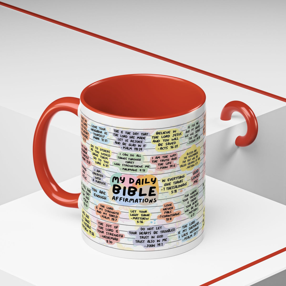 My Daily Bible Affirmations Coffee Mug 15oz/11oz