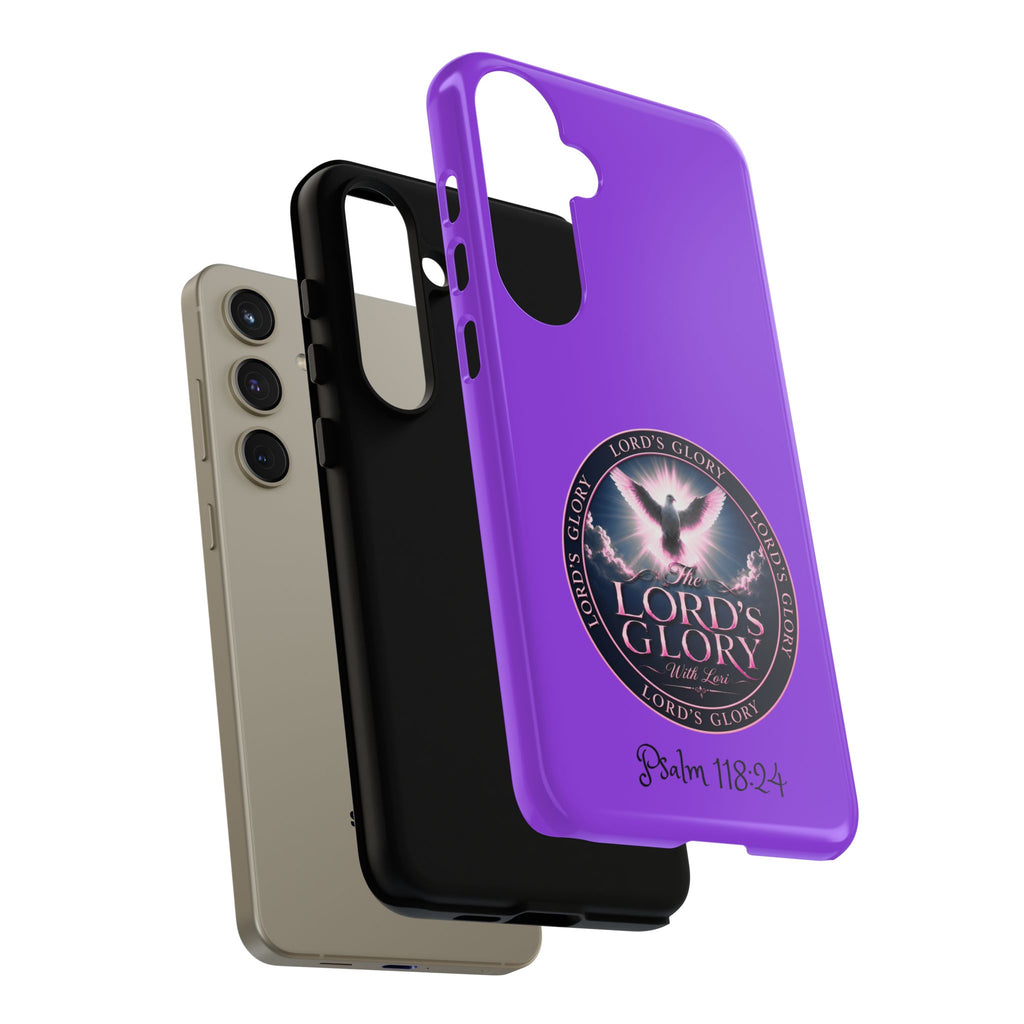 Christian Phone Case – "Lord's Glory with Lori" Dove Design Tough Case (Protective Phone Cover)
