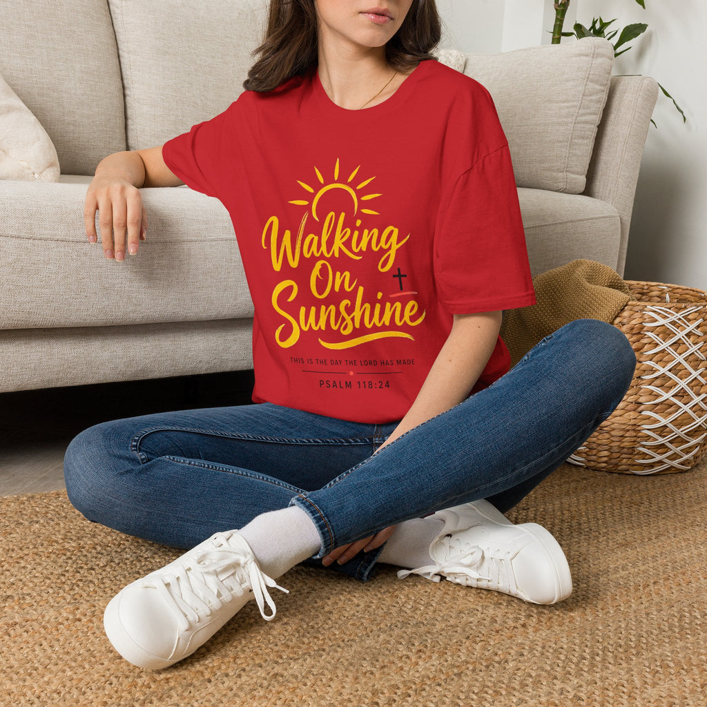Walking on Sunshine Psalms 118:24 Softstyle T-Shirt