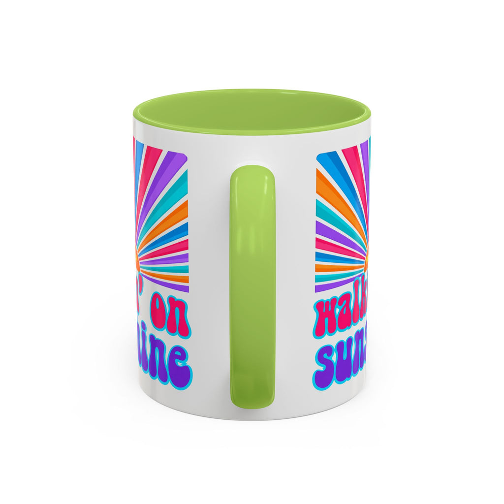 Coffee Mug — "Walkin' on Sunshine" Retro Psalm 118:24 Accent Mug