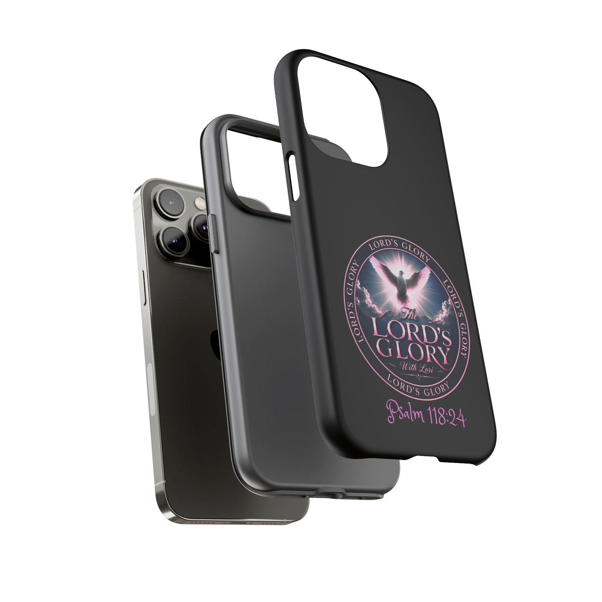 Christian Phone Case – "Lord's Glory with Lori" Dove Design Tough Case (Protective Phone Cover)