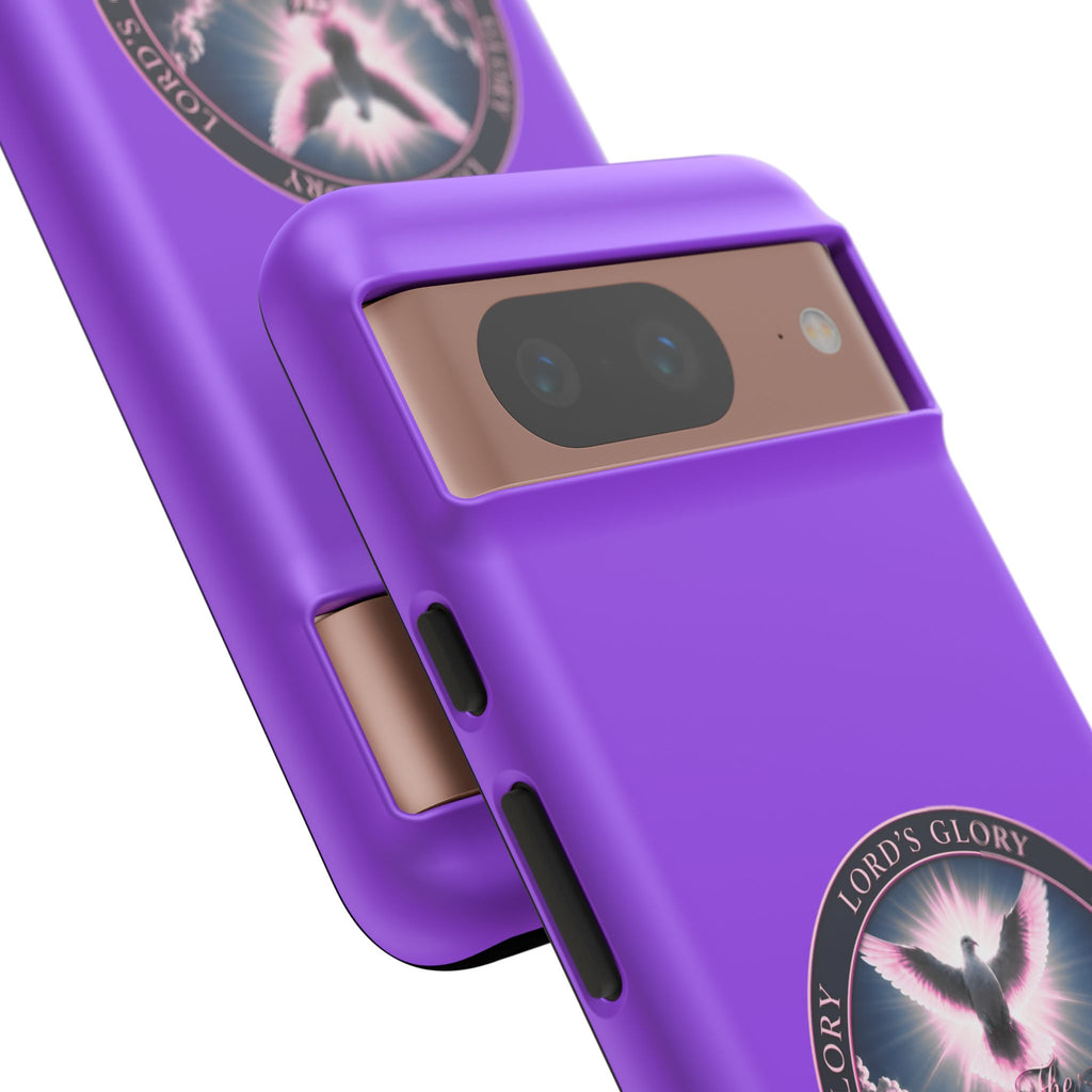 Christian Phone Case – "Lord's Glory with Lori" Dove Design Tough Case (Protective Phone Cover)