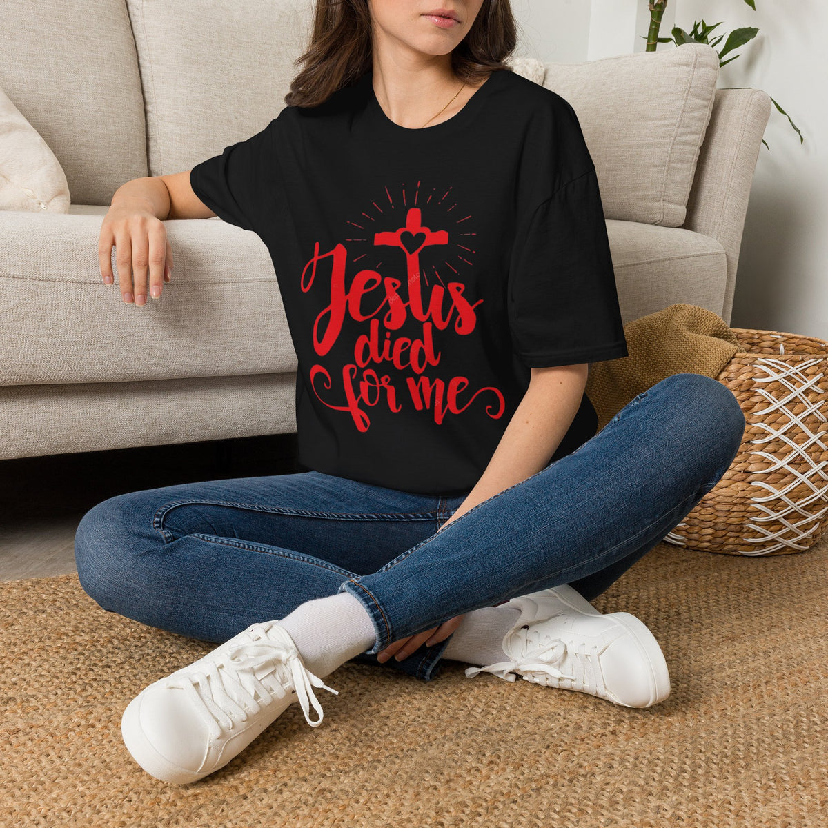 Jesus Died for Me Christian Faith T-Shirt