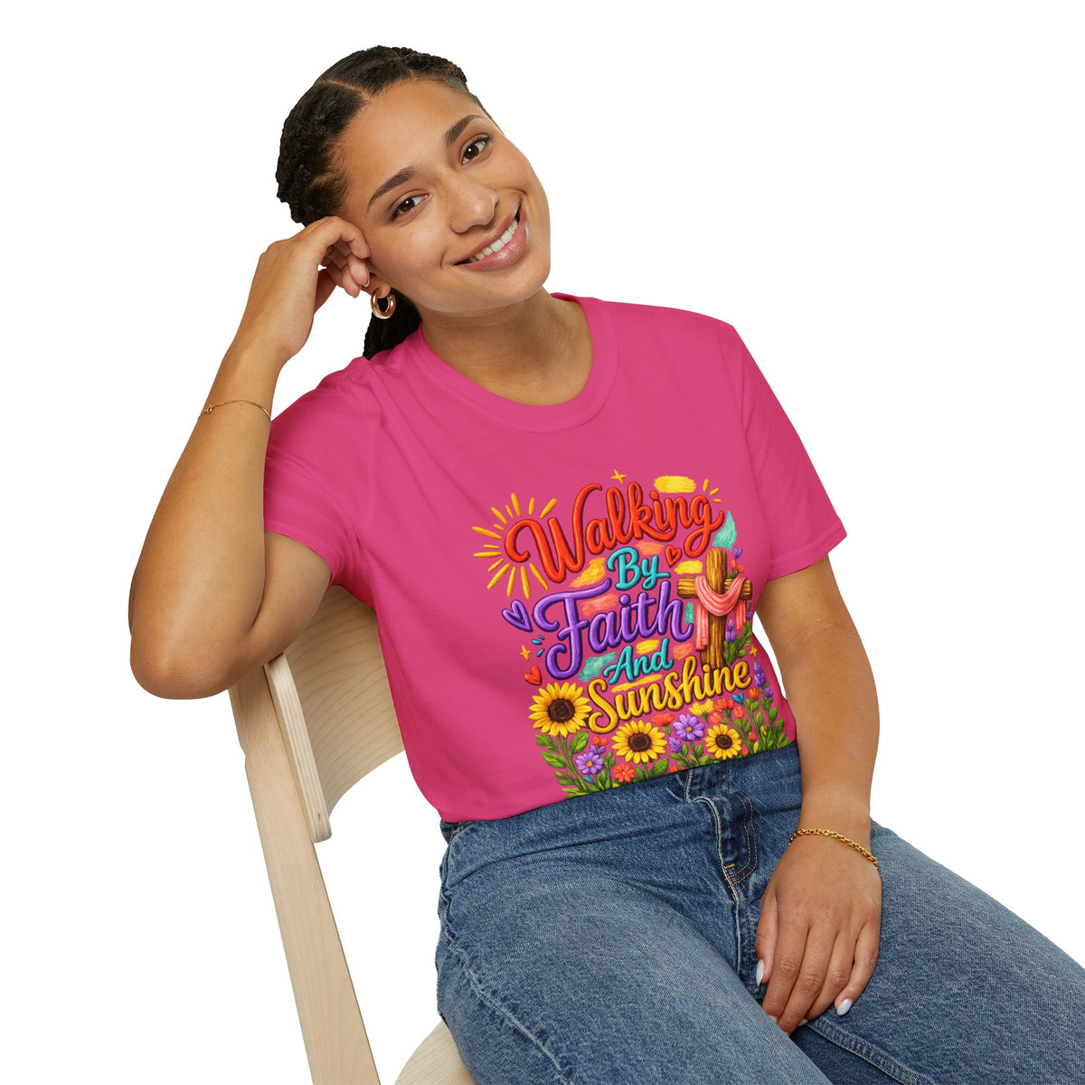 Walking By Faith and Sunshine T-Shirt