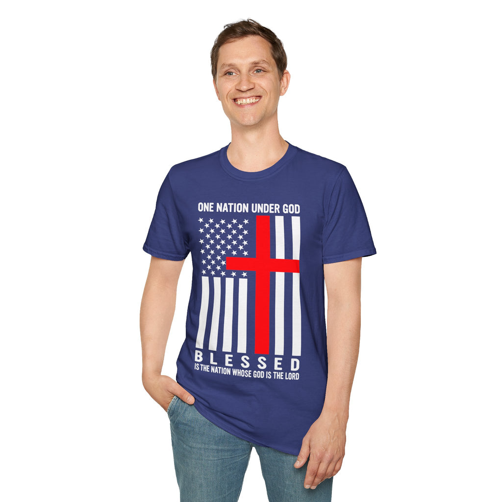 One Nation Under GOD - Mens Womans Softstyle T-Shirt