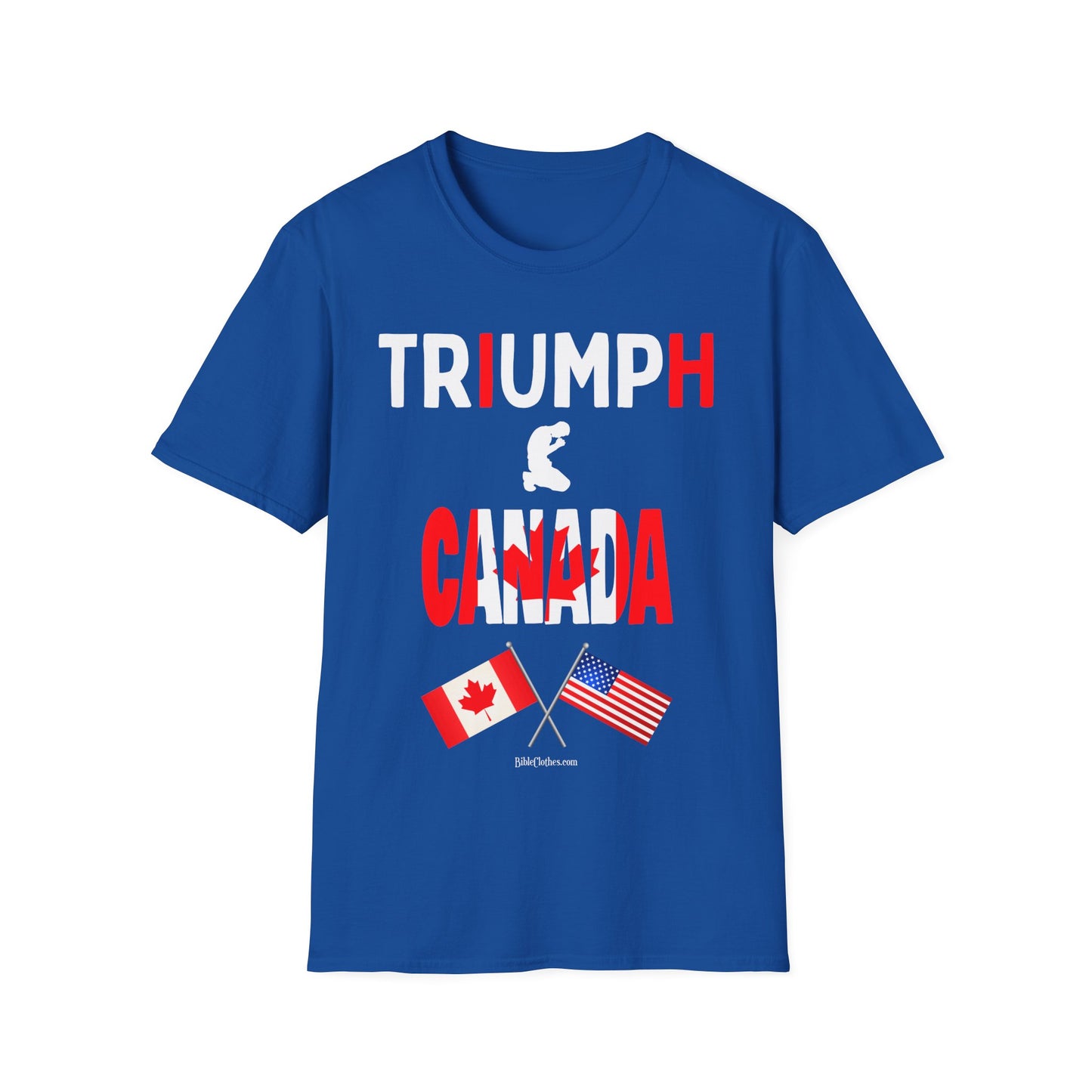 TRIUMPH Prophecy - Prophet Barry Wunsch / Canada / Unisex Softstyle T-Shirt #Trump #BarryWunsch