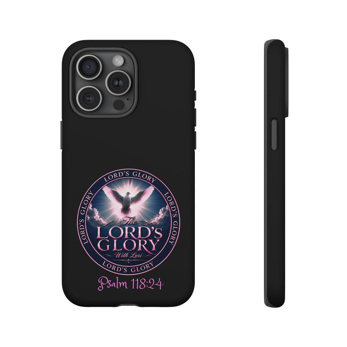 Christian Phone Case – "Lord's Glory with Lori" Dove Design Tough Case (Protective Phone Cover)