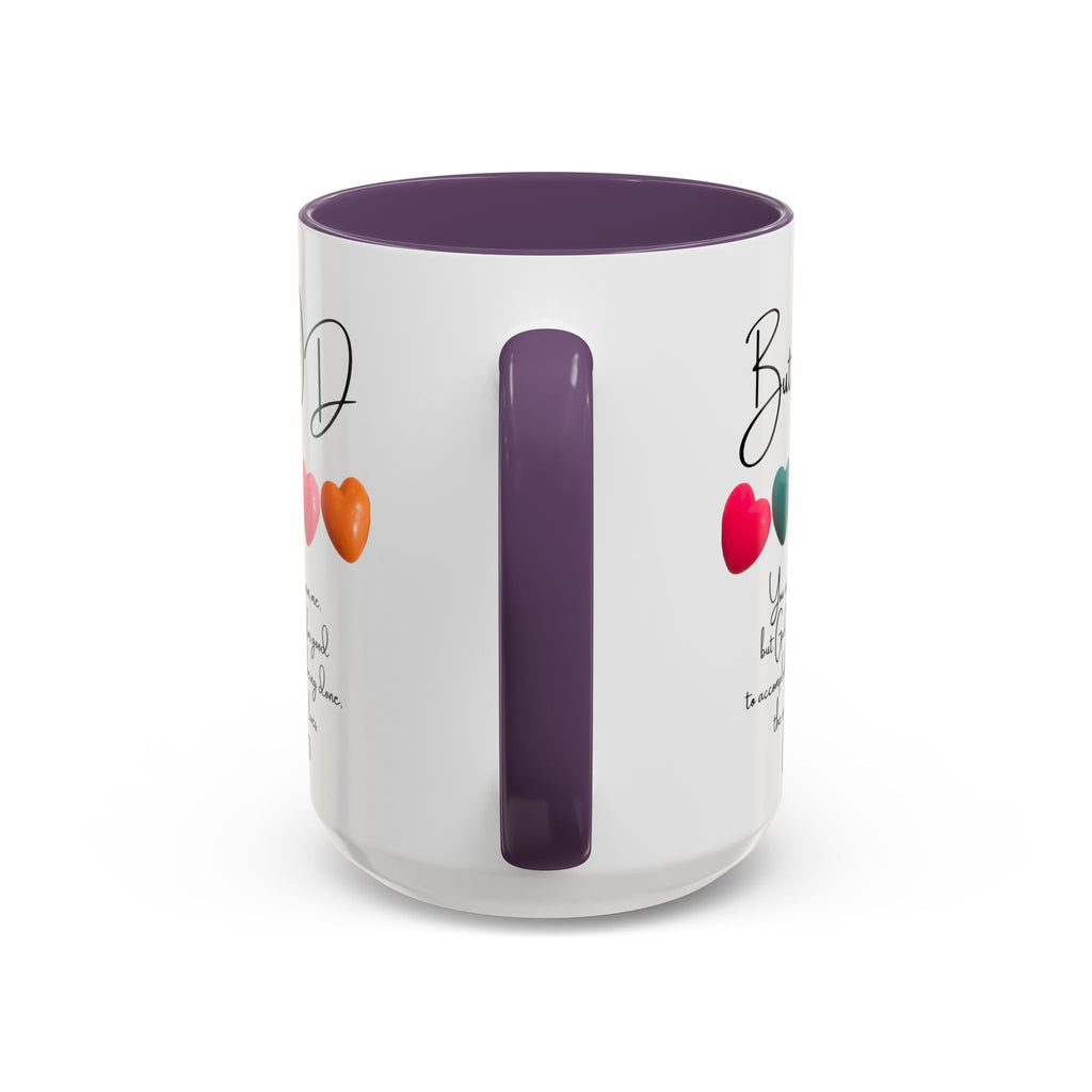 But God Scripture Coffee Mug — Genesis 50:20 Inspirational Heart Accent Mug (11/15oz)
