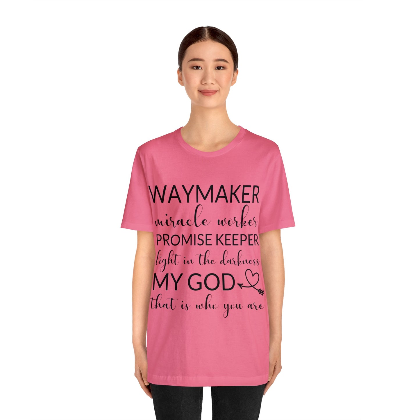 Waymaker Promise Keeper Light in the Darkness - Unisex Jersey Short Sleeve Tee