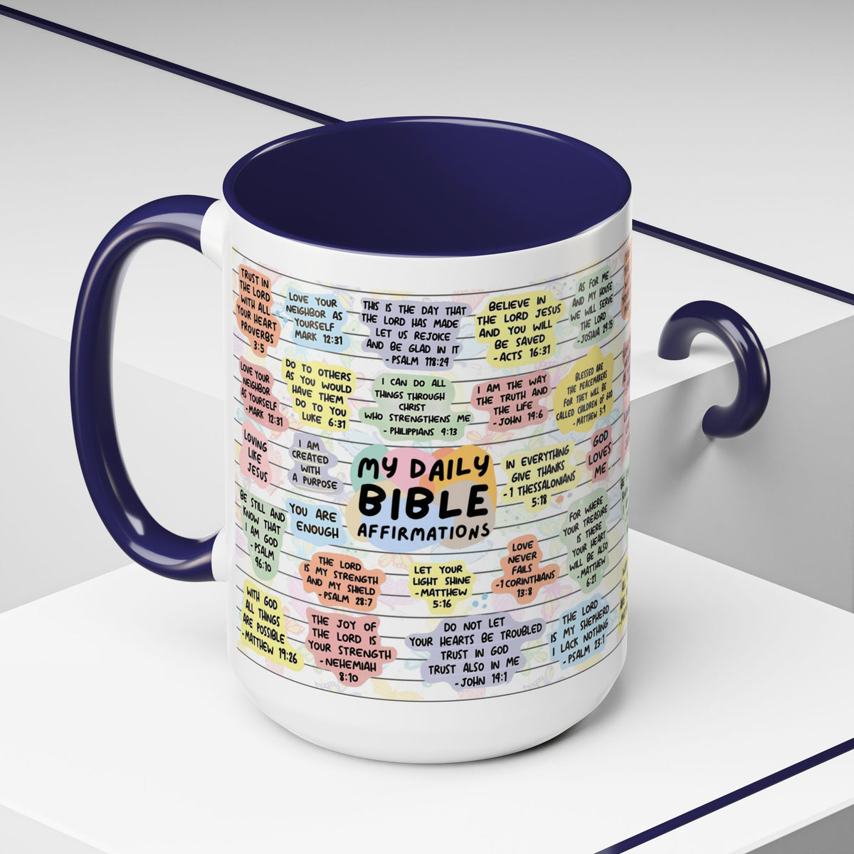 My Daily Bible Affirmations Coffee Mug 15oz/11oz