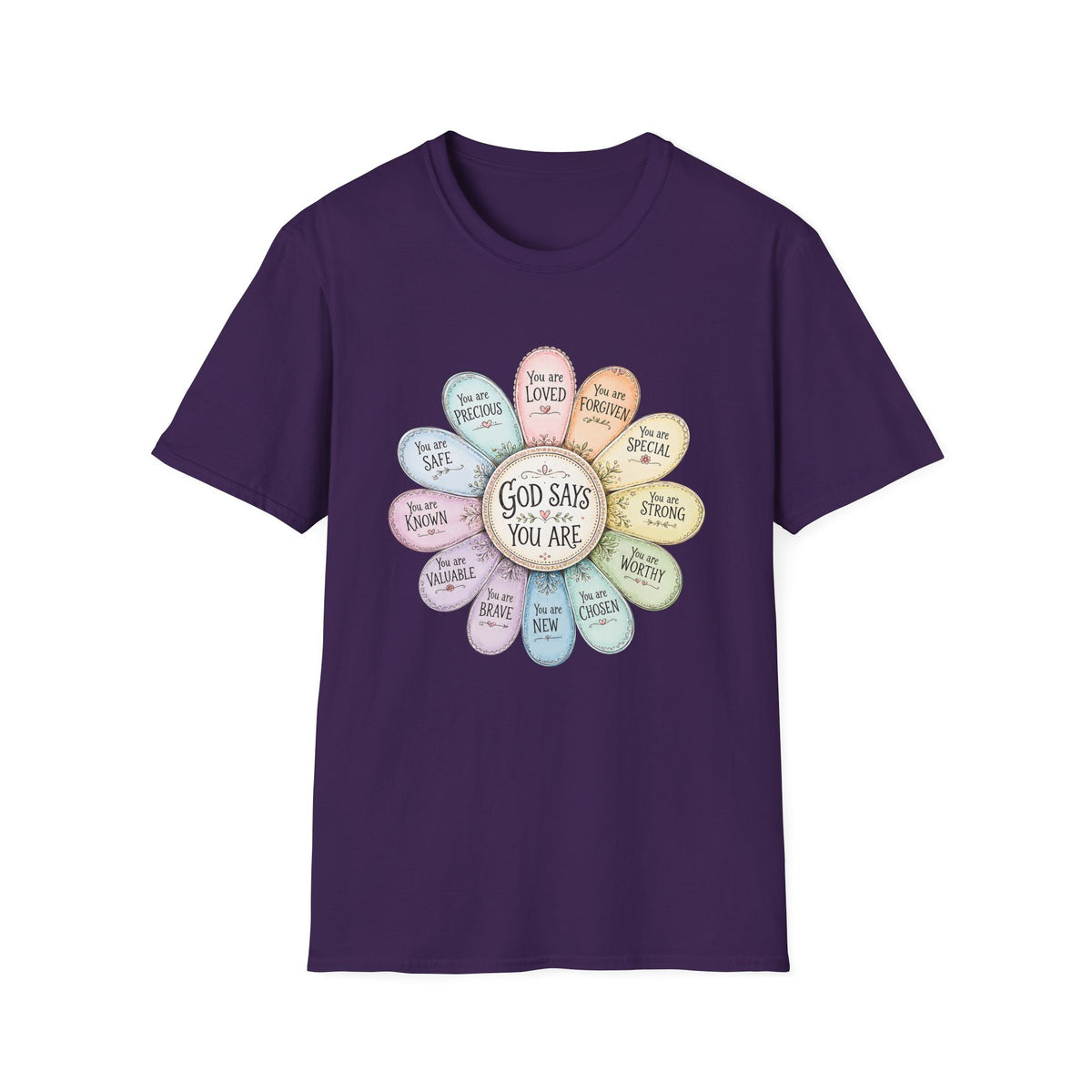 God Says You Are Loved Inspirational Christian T-Shirt