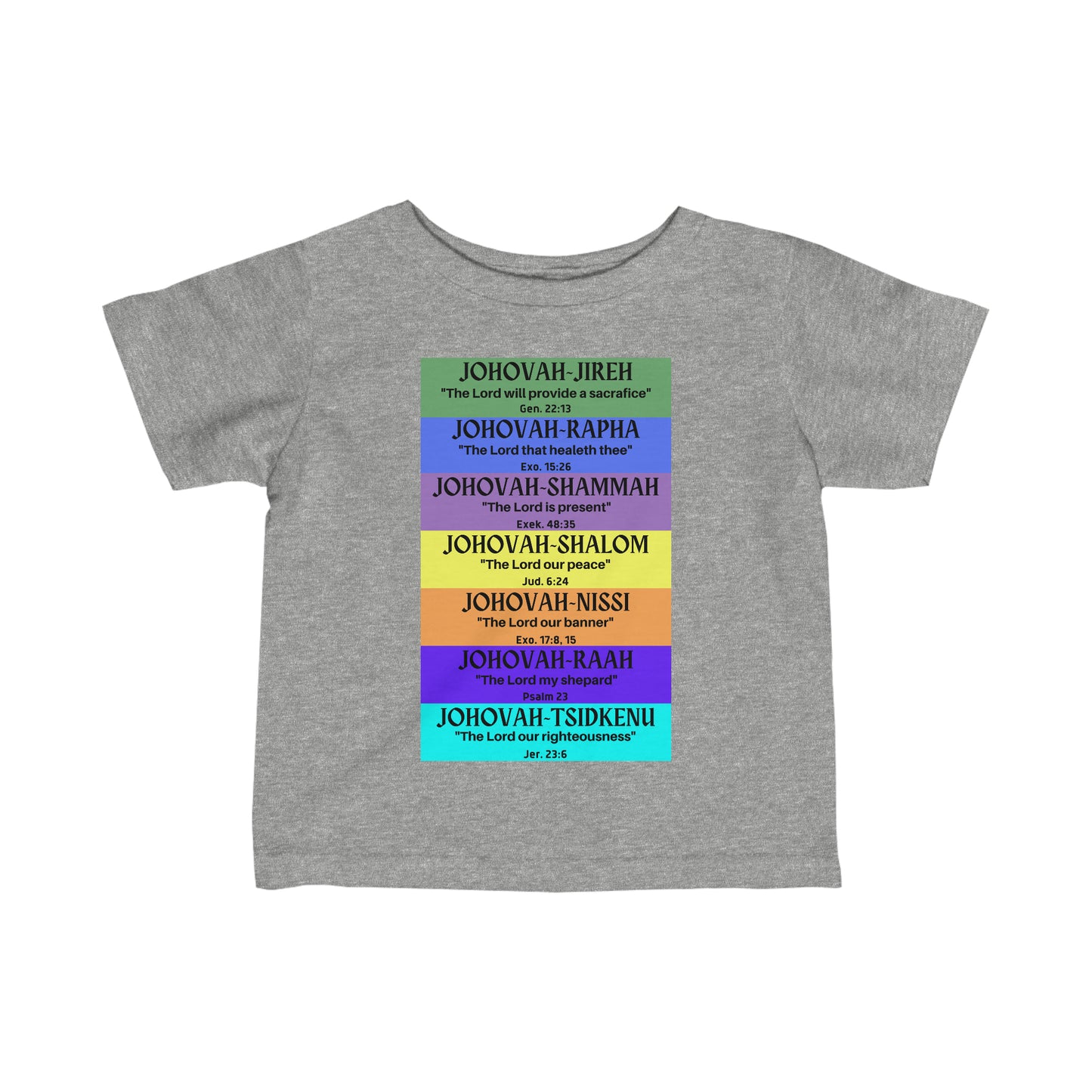 JEHOVAH's names - Infant Fine Jersey Tee