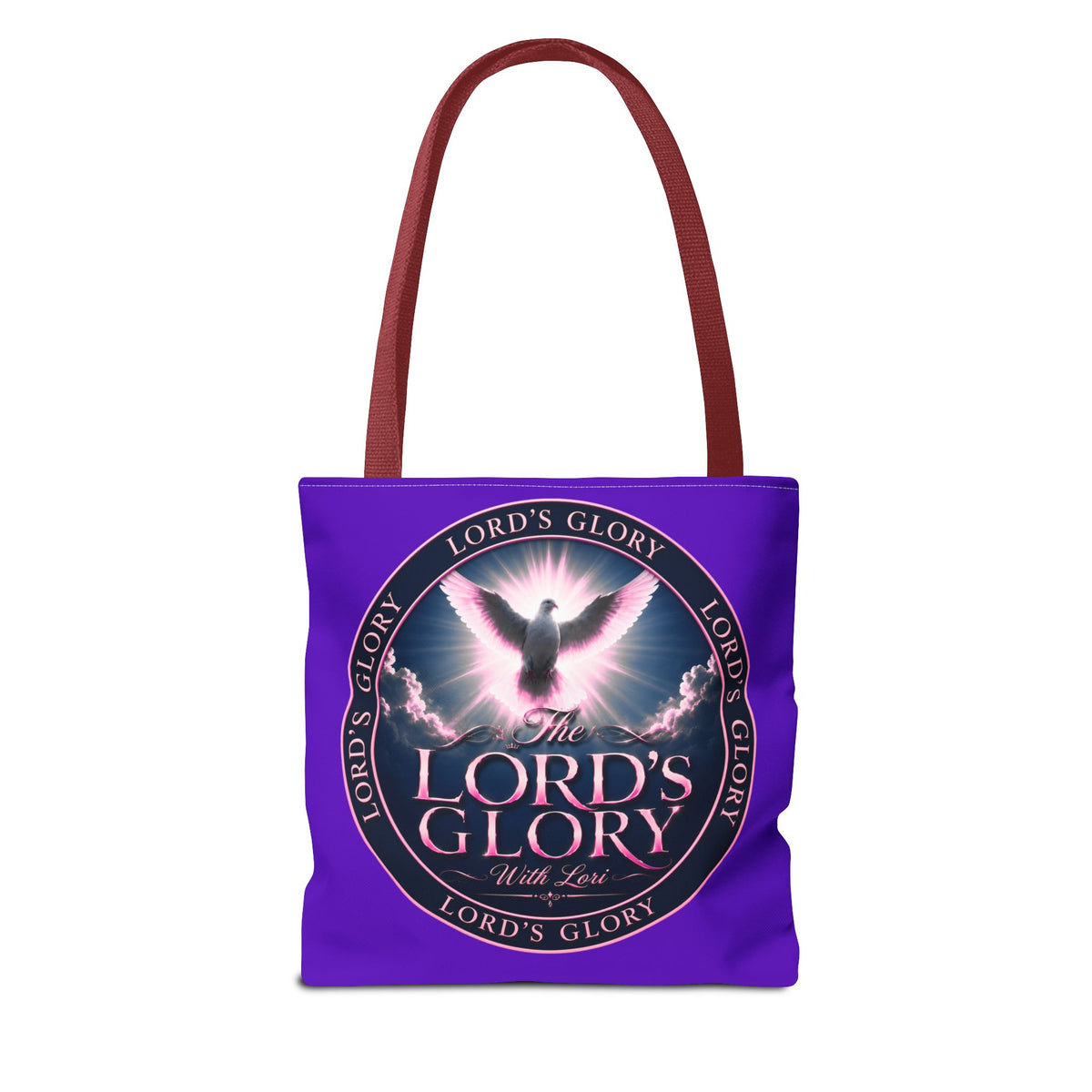 Inspirational 'The Lord's Glory with Lori' Tote Bag — Christian Faith AOP Shopper