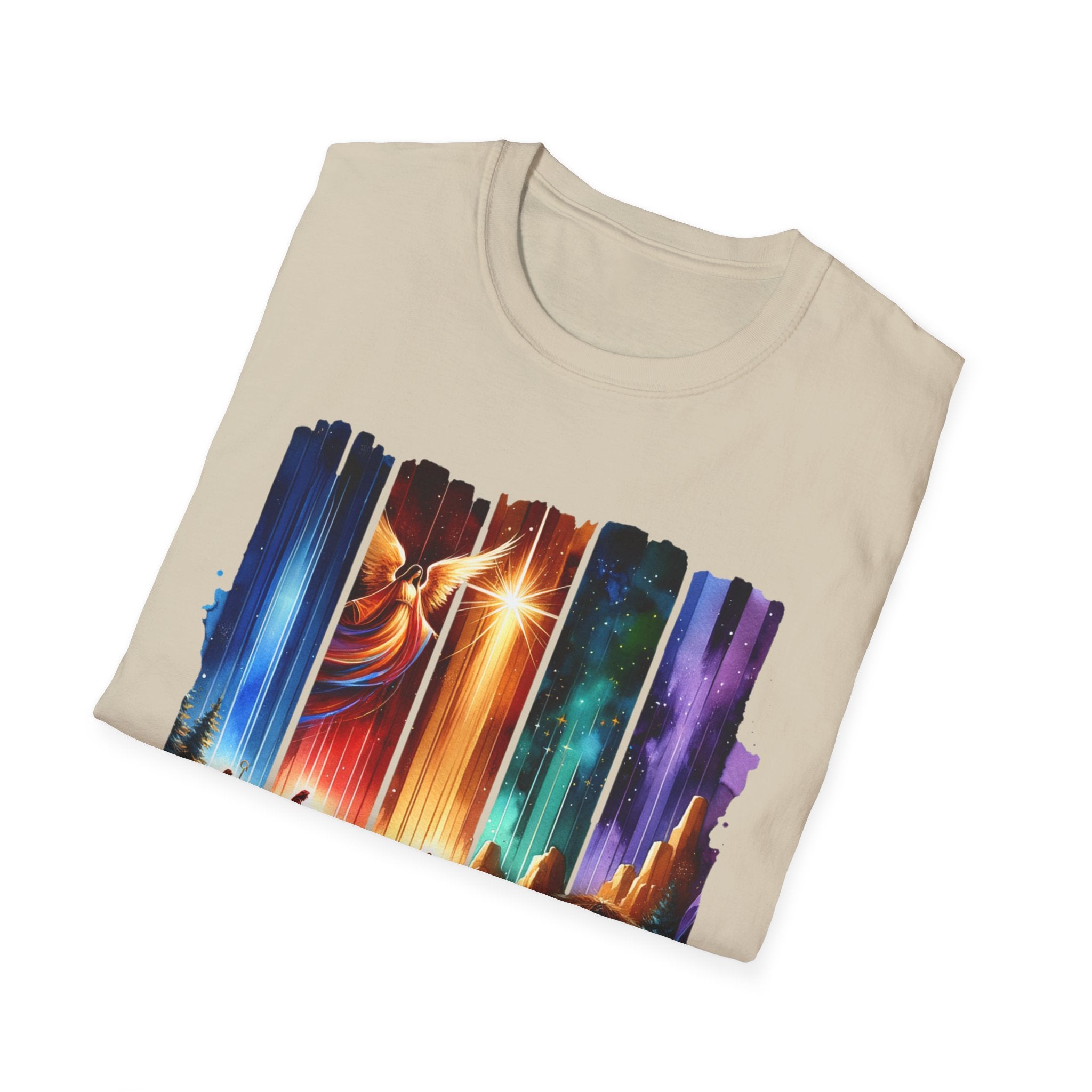 Vibrant Fantasy T-Shirt, Colorful Graphic Tee, Unisex Art Shirt, Great Gift for Fans, Unique Casual Wear, The King is Born Shirt