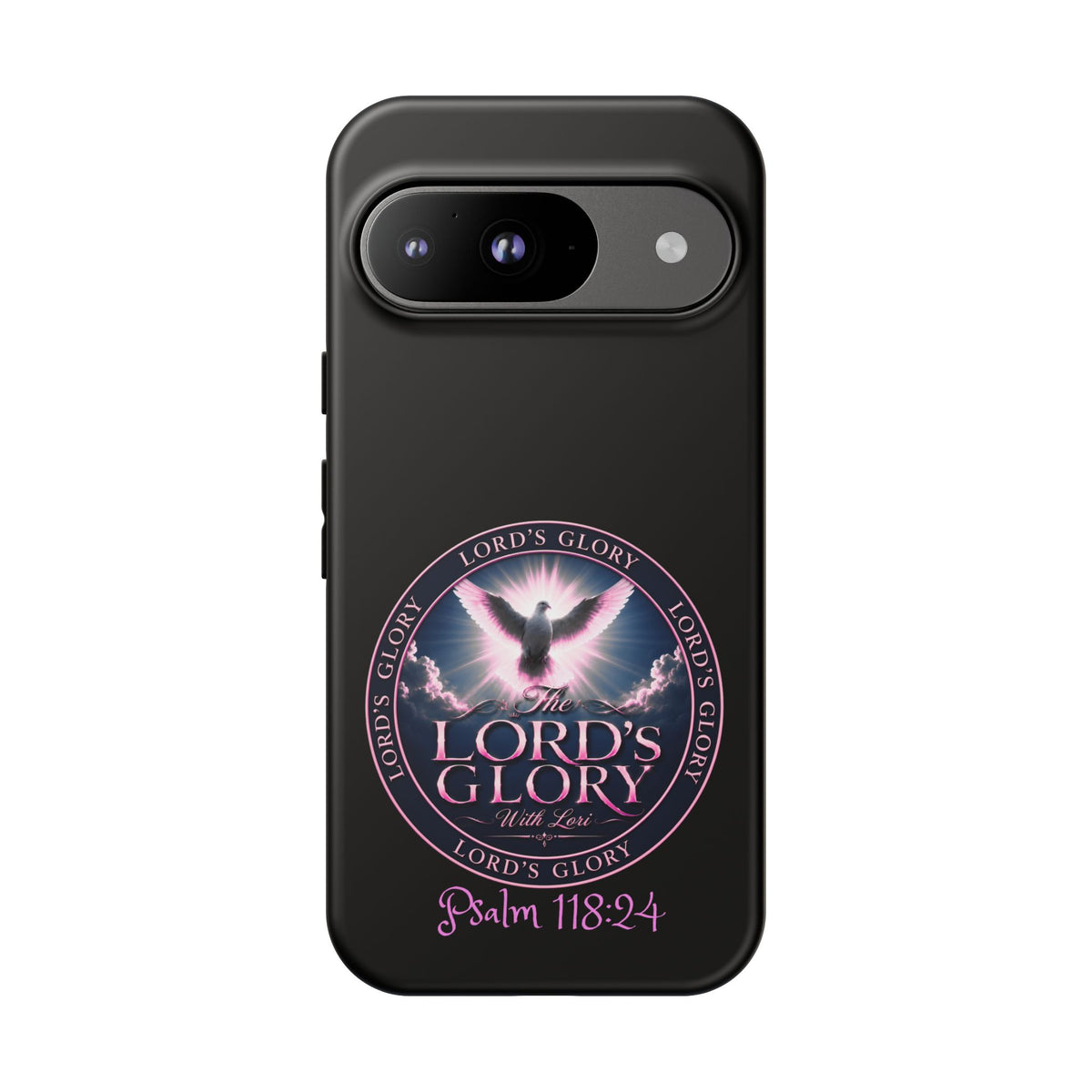 Christian Phone Case – "Lord's Glory with Lori" Dove Design Tough Case (Protective Phone Cover)