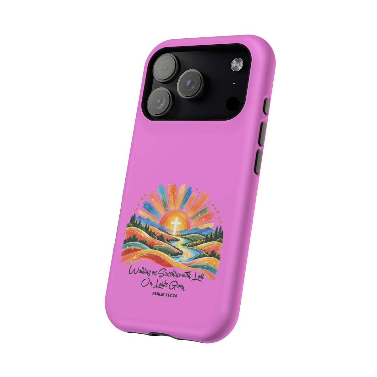 Magnetic Phone Case – “Walking on Sunshine with Lords Glory” Sunrise Design
