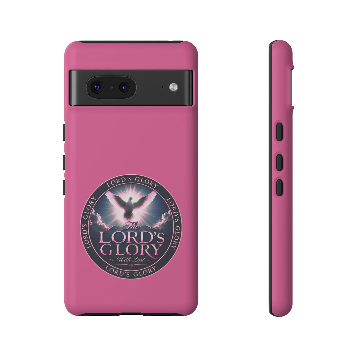 Christian Phone Case – "Lord's Glory with Lori" Dove Design Tough Case (Protective Phone Cover)
