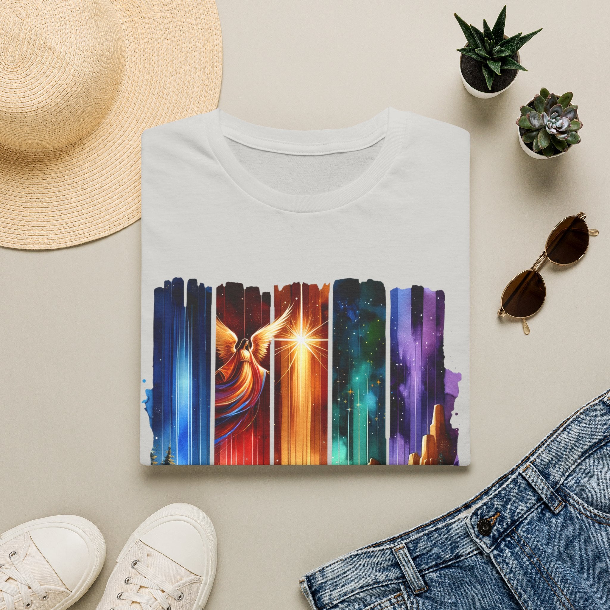 Vibrant Fantasy T-Shirt, Colorful Graphic Tee, Unisex Art Shirt, Great Gift for Fans, Unique Casual Wear, The King is Born Shirt