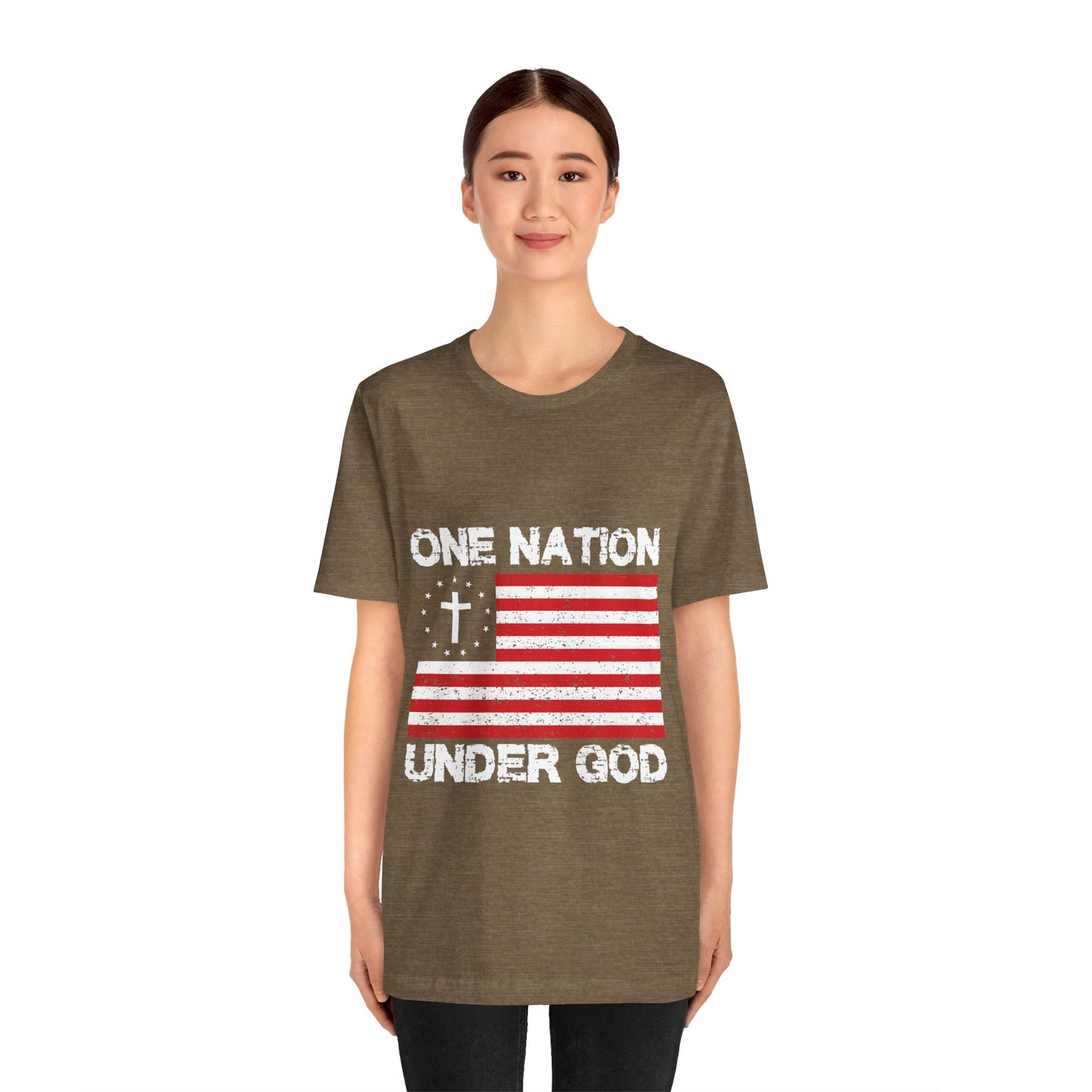 One Nation Under GOD - Unisex Jersey Short Sleeve Tee