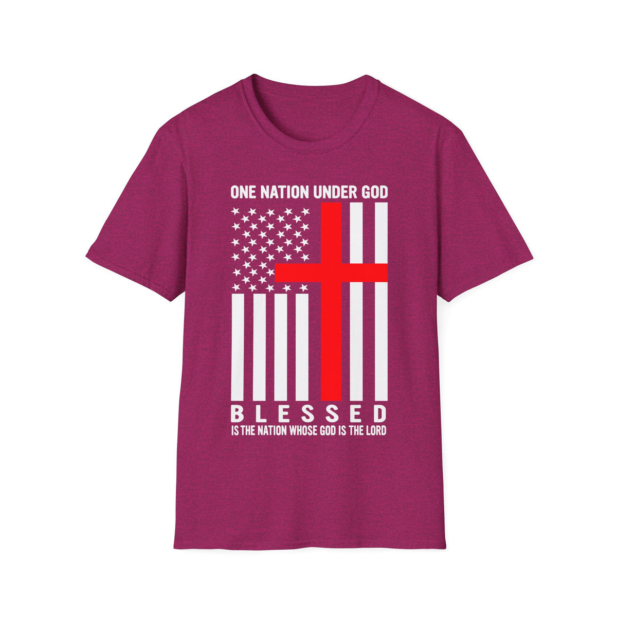 One Nation Under GOD - Mens Womans Softstyle T-Shirt