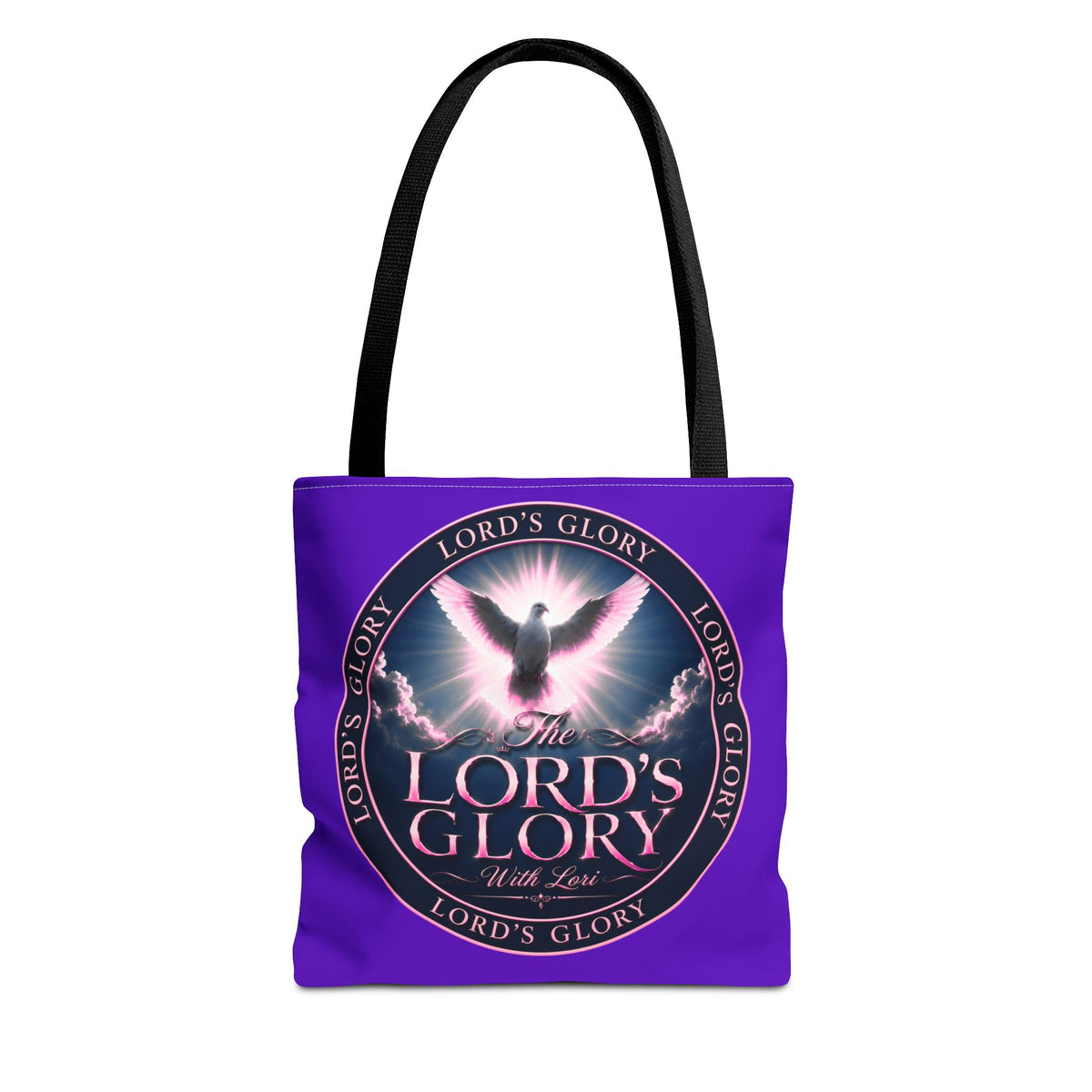 Inspirational 'The Lord's Glory with Lori' Tote Bag — Christian Faith AOP Shopper