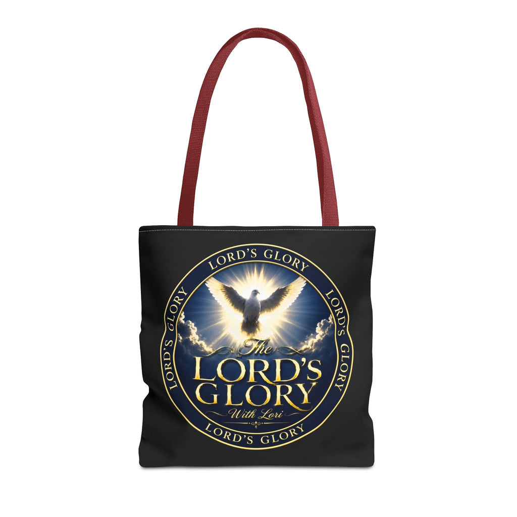 Tote Bag — "The Lord's Glory with Lori" Christian Dove Tote (Faith-Inspired Church Bag)