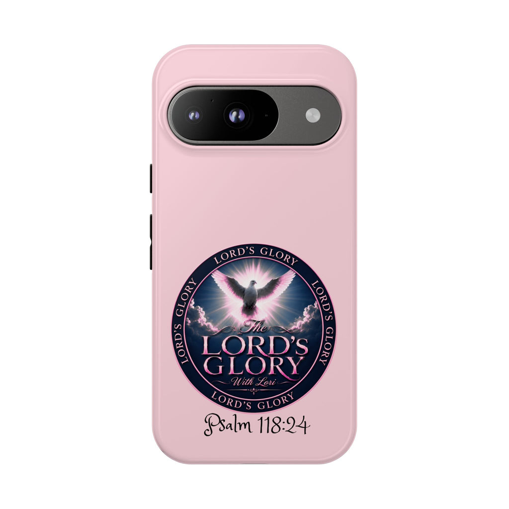 Christian Phone Case – "Lord's Glory with Lori" Dove Design Tough Case (Protective Phone Cover)