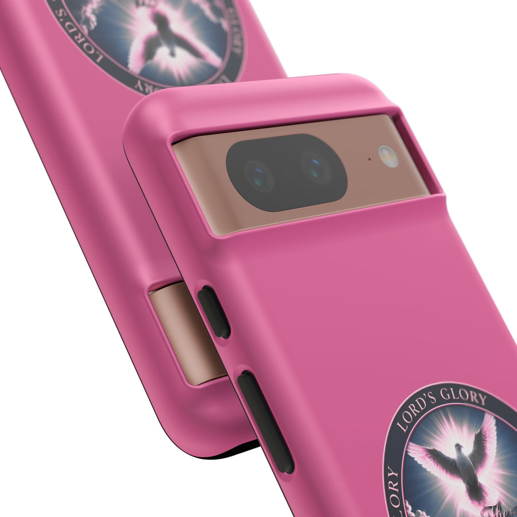 Christian Phone Case – "Lord's Glory with Lori" Dove Design Tough Case (Protective Phone Cover)