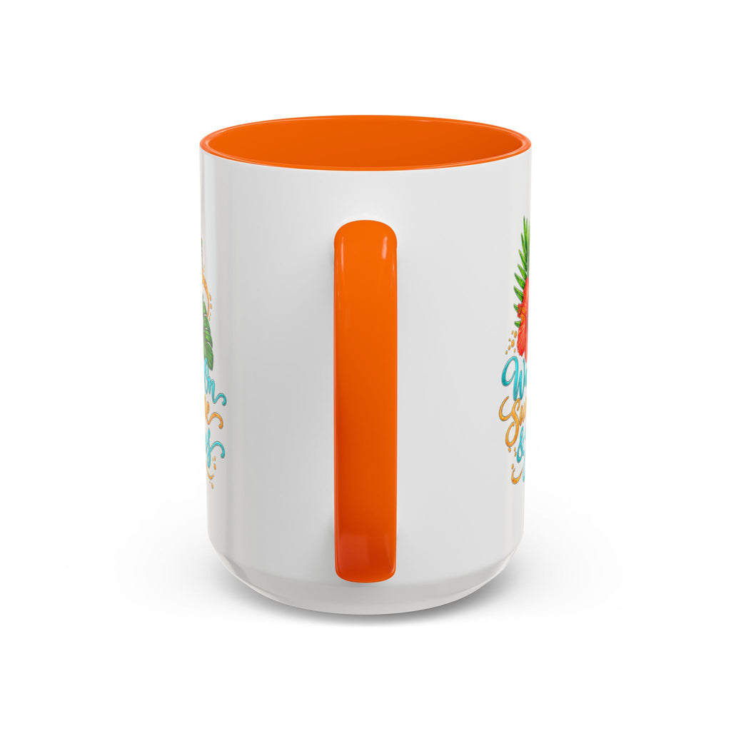 Walking on Sunshine & Jesus Coffee Mug – Floral Cross Accent Mug