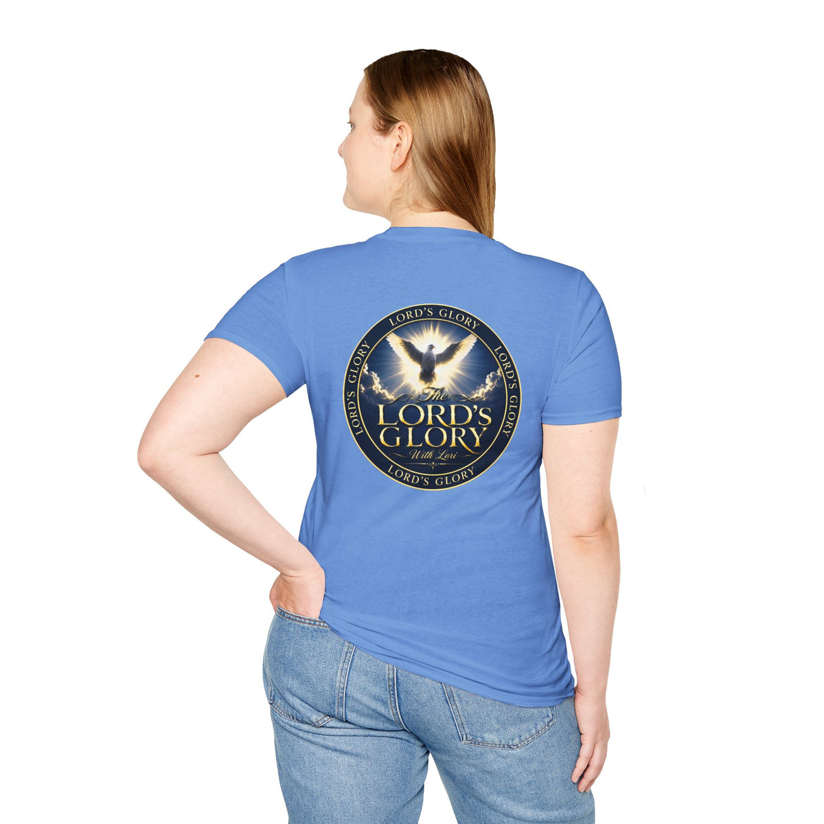 Lord's Glory with Lori Dove T‑Shirt — Christian Faith Logo Tee