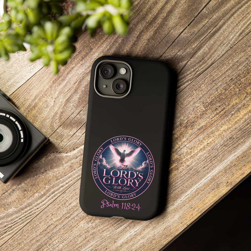 Christian Phone Case – "Lord's Glory with Lori" Dove Design Tough Case (Protective Phone Cover)