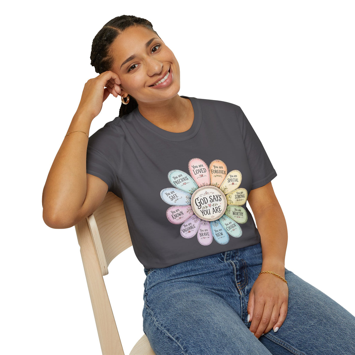 God Says You Are Loved Inspirational Christian T-Shirt