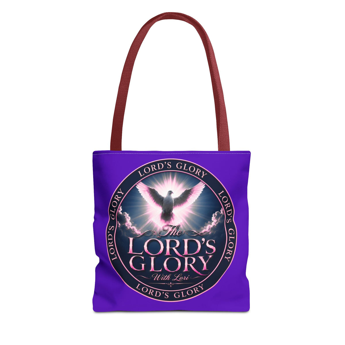 Inspirational 'The Lord's Glory with Lori' Tote Bag — Christian Faith AOP Shopper