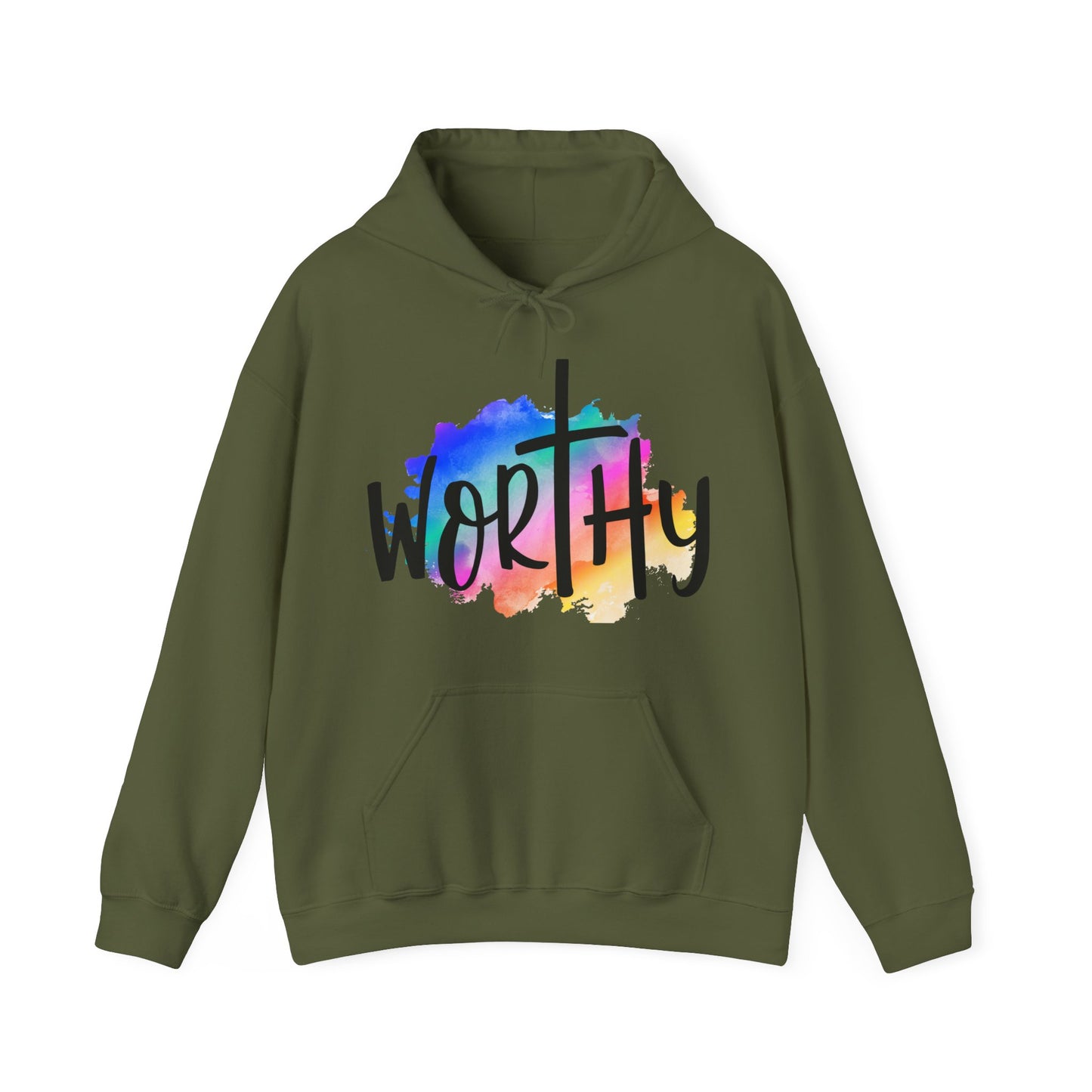 Worthy Worthy Worthy - Unisex Heavy Blend Hooded Sweatshirt