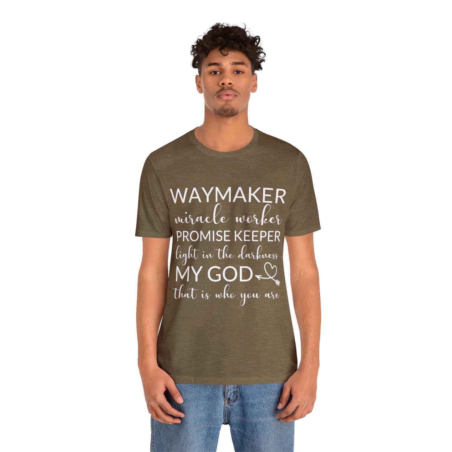 Waymaker Promise Keeper Light in the Darkness - Unisex Jersey Short Sleeve Tee