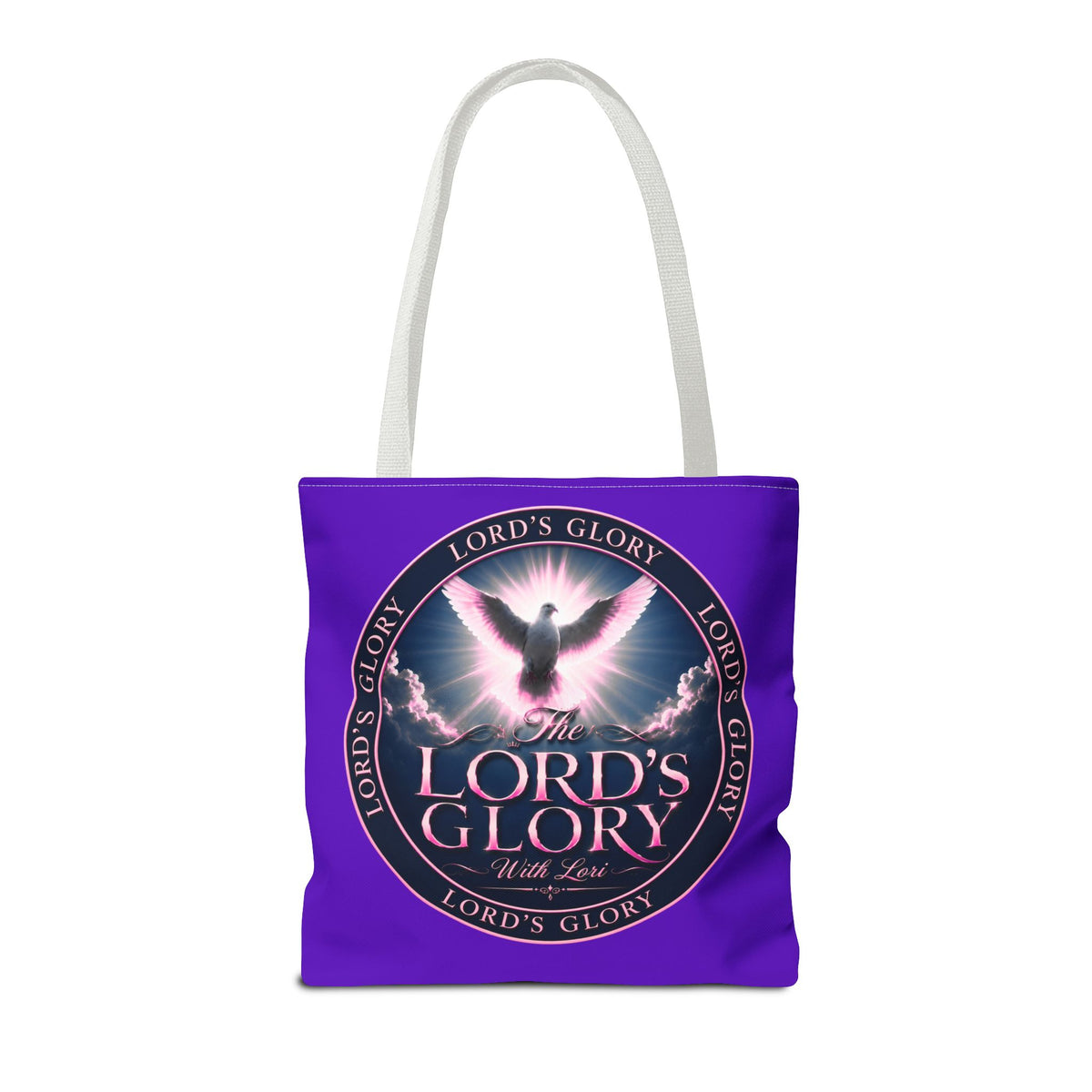 Inspirational 'The Lord's Glory with Lori' Tote Bag — Christian Faith AOP Shopper