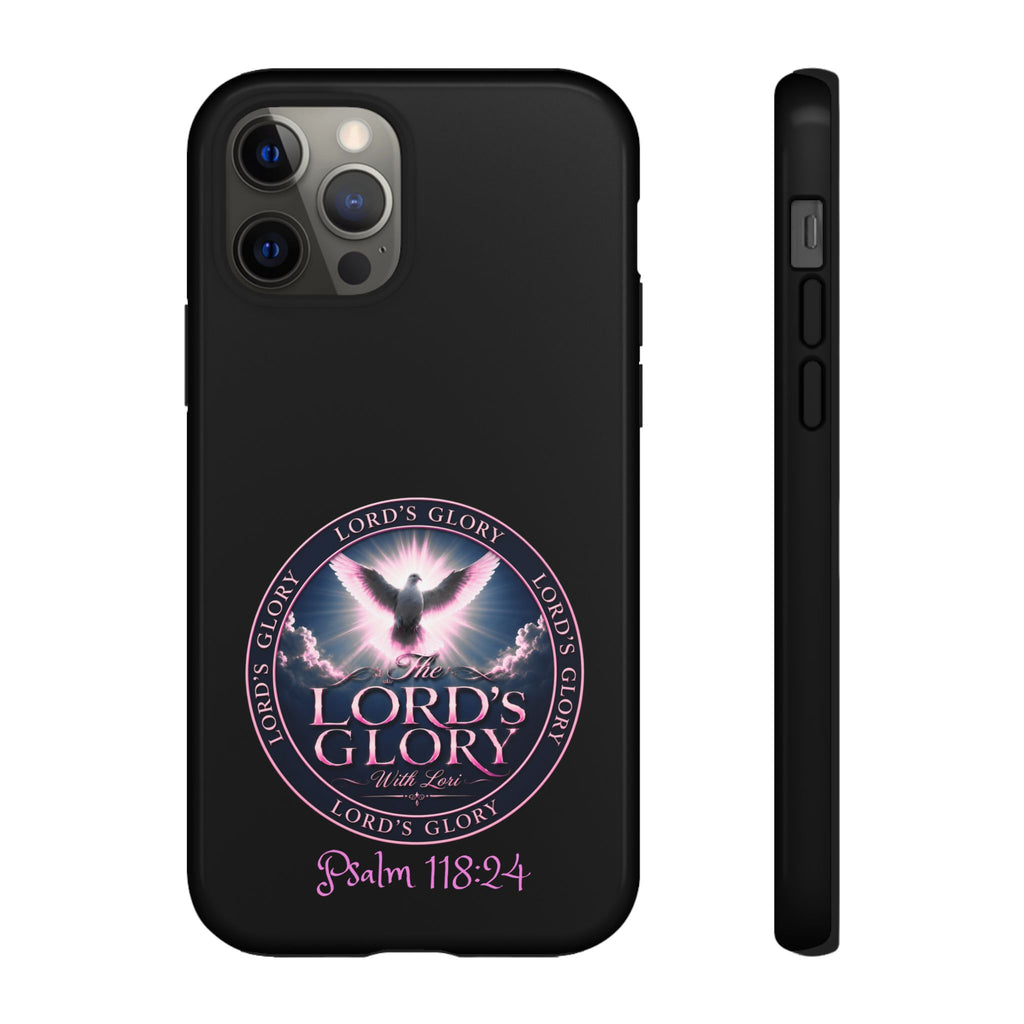 Christian Phone Case – "Lord's Glory with Lori" Dove Design Tough Case (Protective Phone Cover)