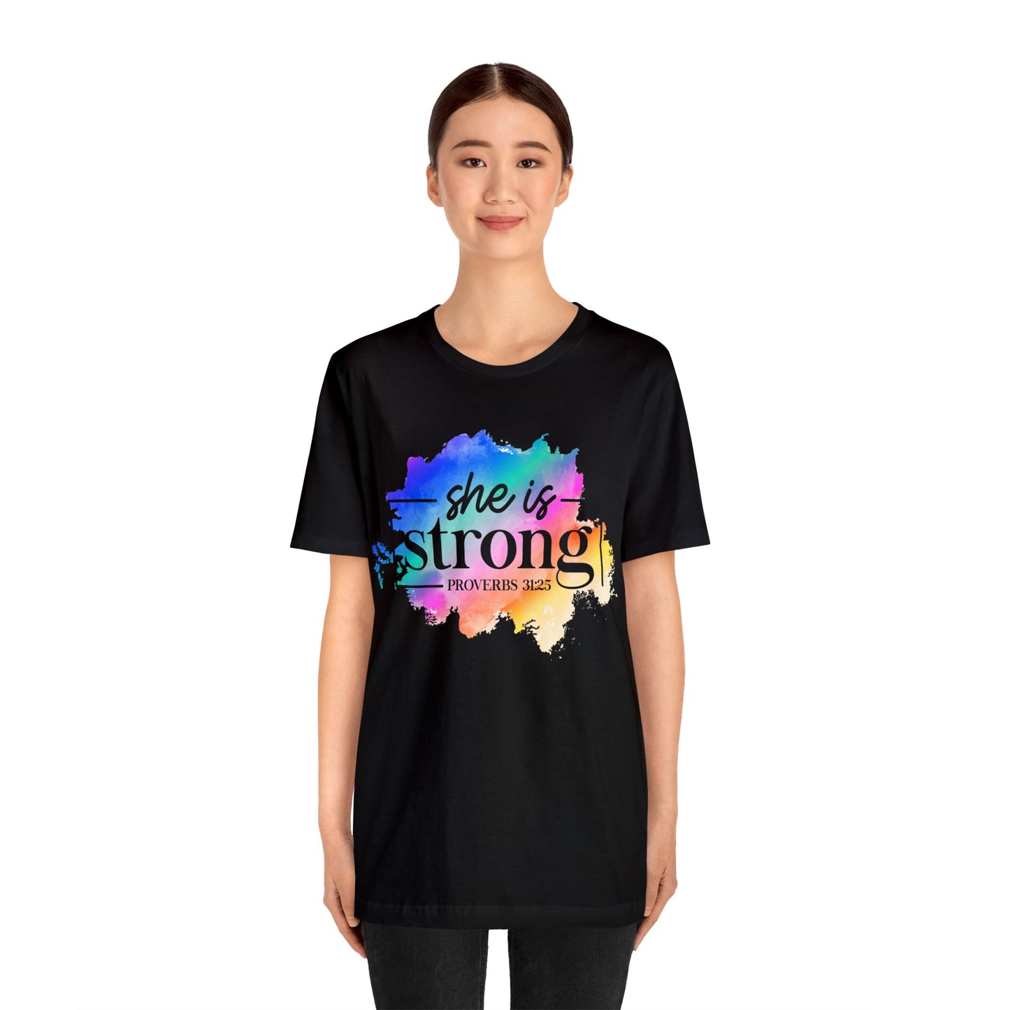 She is Strong - Unisex Jersey Short Sleeve Tee