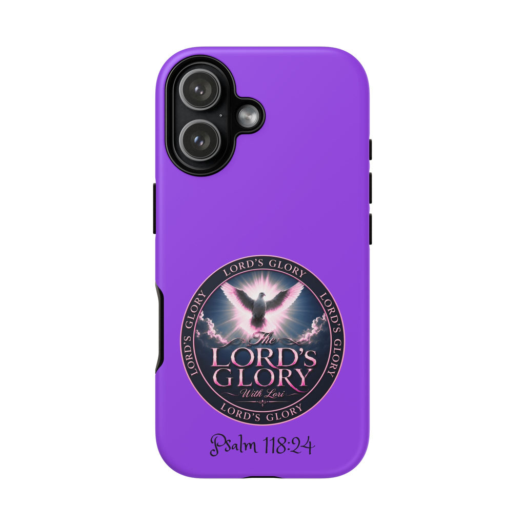 Christian Phone Case – "Lord's Glory with Lori" Dove Design Tough Case (Protective Phone Cover)