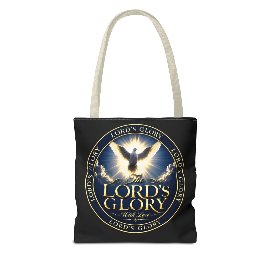 Tote Bag — "The Lord's Glory with Lori" Christian Dove Tote (Faith-Inspired Church Bag)