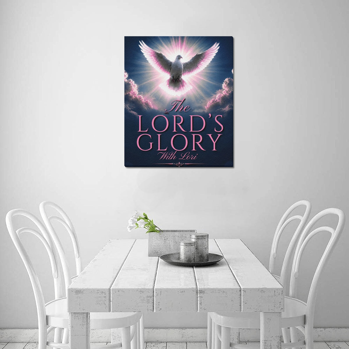 Lords Glory with Lori Frame Canvas Print 20"x24" Made in the USA