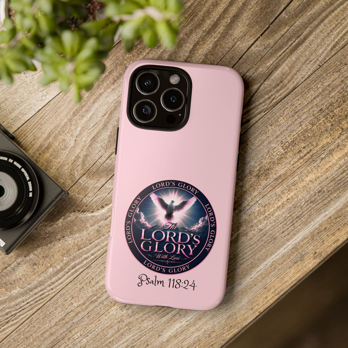 Christian Phone Case – "Lord's Glory with Lori" Dove Design Tough Case (Protective Phone Cover)
